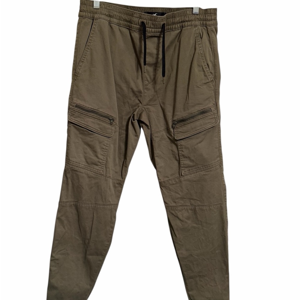 Hollister Men's Khaki Skinny Jogger Size M